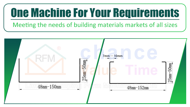 stud and track roll forming machine